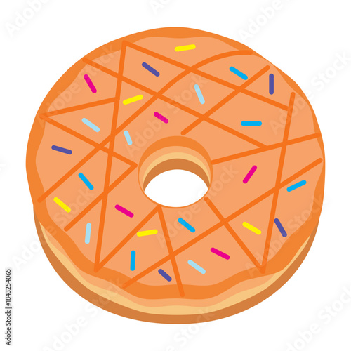 Vector graphic icon for Cruller