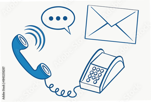 Minimal Communication   Messaging Icon Set  Smooth (2) Vector SVG Design