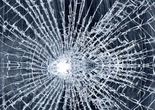 Broken Glass Background Vector Design