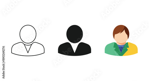 Different user profile illustrations