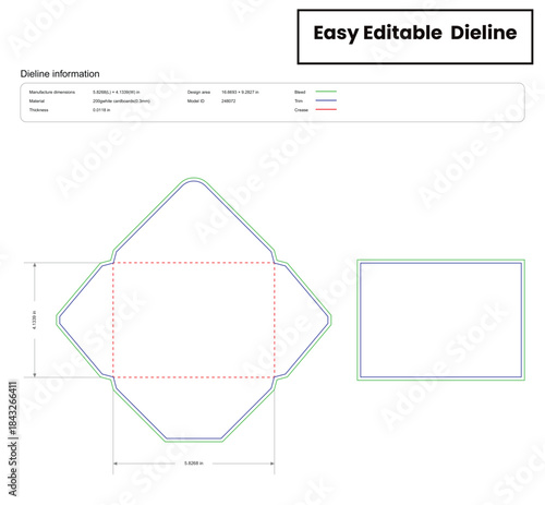 a6 envelope dieline template box dieline die lines packaging custom dieline  box cardboard box dieline pizza box dieline printable product packaging layout,
