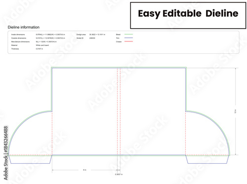 arc folders folders dieline template box dieline die lines packaging custom dieline  box cardboard box dieline pizza box dieline printable product packaging layout,

