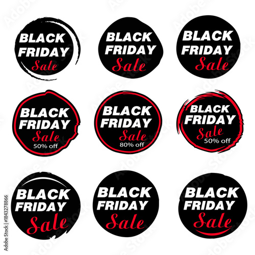 set of discount labels