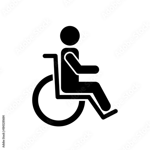 Wheelchair Accessibility Icon – Disabled Access Symbol for Inclusive Facilities & Design