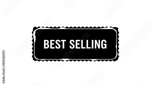 Best Selling Badge Icon – Top Seller Label for Ecommerce, Marketing & Product Promotion