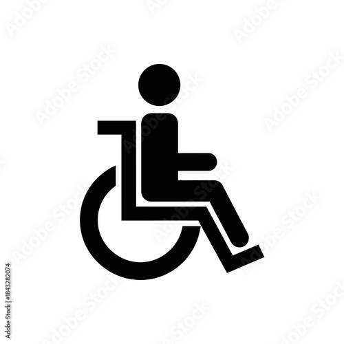 Wheelchair Accessibility Icon – Disabled Access Symbol for Inclusive Facilities & Design