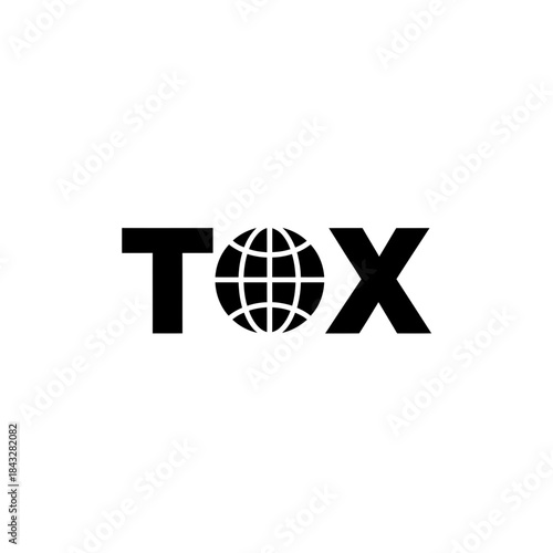 Toxic Logo Icon – Powerful Wordmark with Global Impact Symbol for Awareness & Branding Design