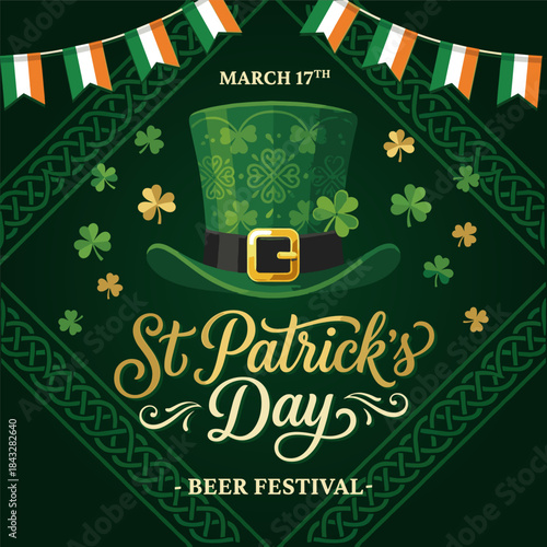 St Patrick’s Day Beer Festival Poster Design