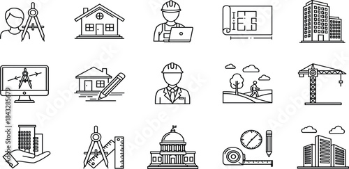 Global Business Network, Teamwork, Organizational Structure, Partnership, Diversity, Corporate Social Responsibility, Communication, Community Support, Management, Inclusion Icons Set