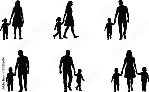 Black silhouette of a motocross dirt bike rider performing a jump stunt, extreme sport, action, motorcycle, dirtbike, trick, vector.