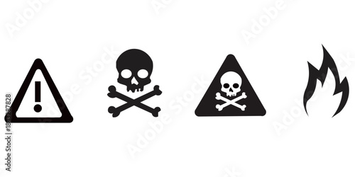 danger warning sign vector