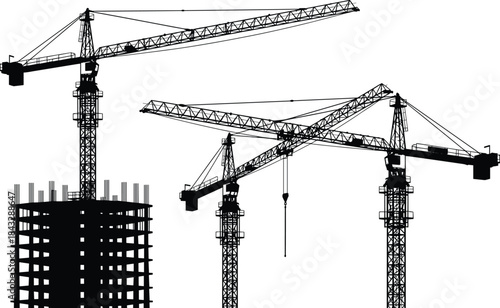 Black silhouette sequence of a female sprinter running at top speed, speed, race, competition, fitness, dynamic action, vector graphic.