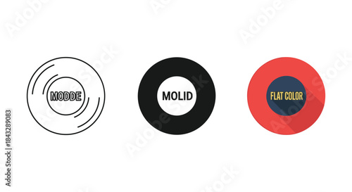 Different types of color effects used in design