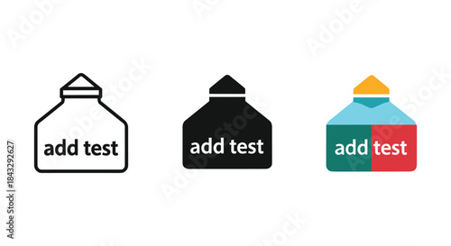 Add test icon set with different design styles