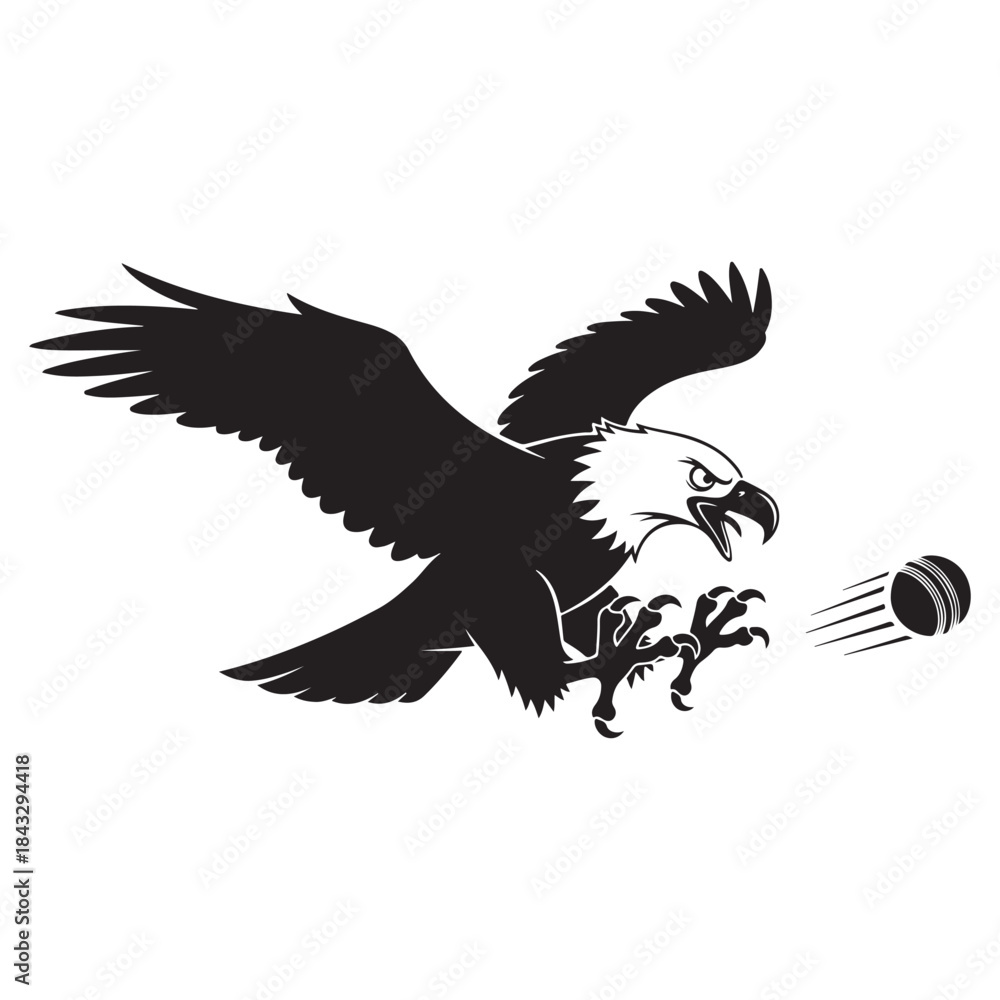 Obraz premium Cartoon owl mascot holding baseball bat ready to swing