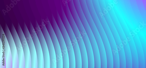 A vibrant purple and cyan abstract background with flowing wave patterns, perfect for high-tech banners, digital displays, and modern branding