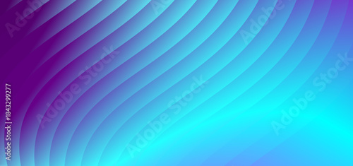 A vibrant purple and cyan abstract background with flowing wave patterns, perfect for high-tech banners, digital displays, and modern branding
