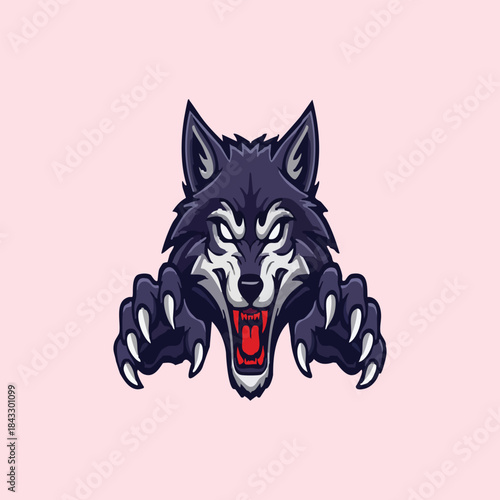 wolf vector illustration
