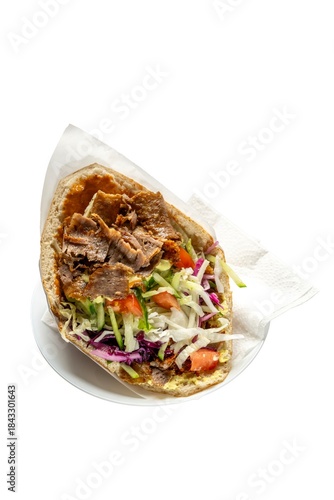 Doner Kebab Sandwich – Traditional Turkish Street Food