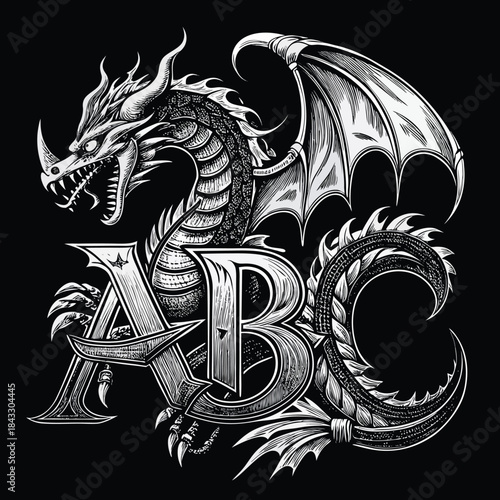 dragon tattoo design