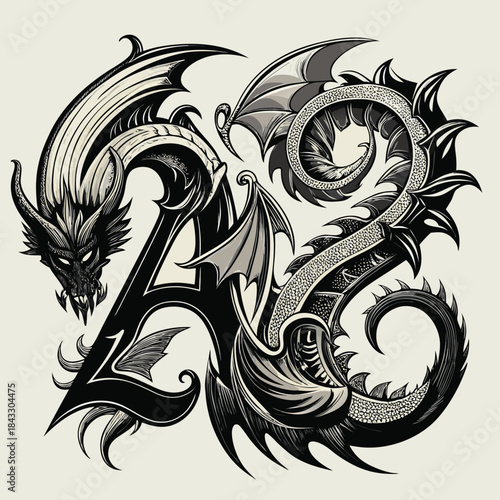 abstract floral design