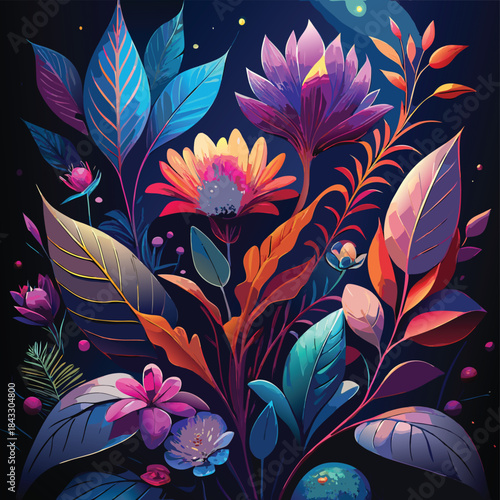 abstract floral background