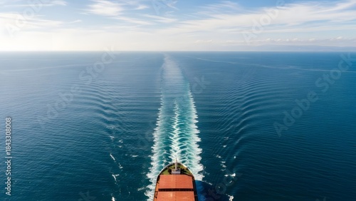 Speedboat Moving Fast on Calm Ocean Water.
