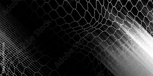 Net pattern. Rope net vector silhouette. Soccer, football, volleyball, tennis and tennis net pattern. Fisherman hunting net rope texture or pattern.