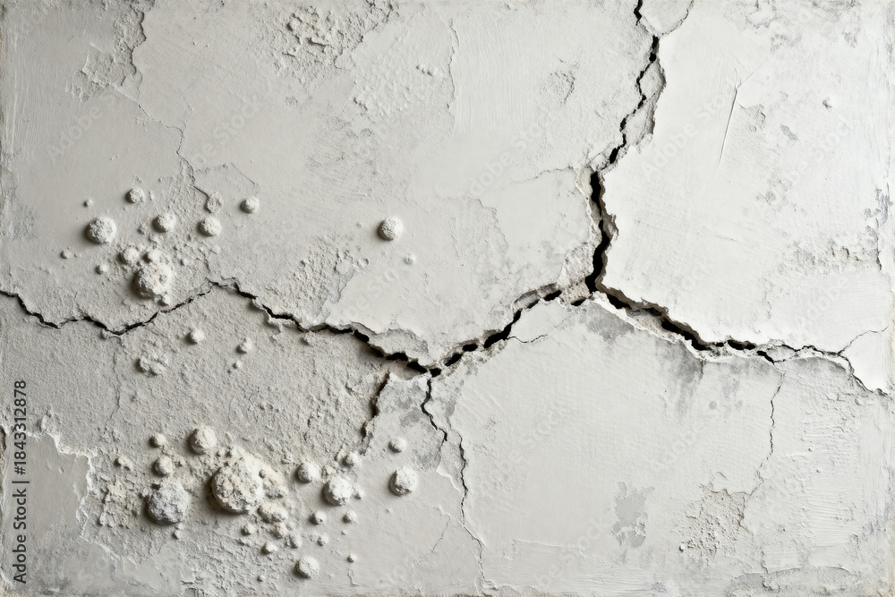 Obraz premium Cracked, Damaged, Wall, Texture, Abstract, Background, Design