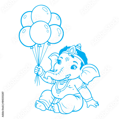 little god ganesha