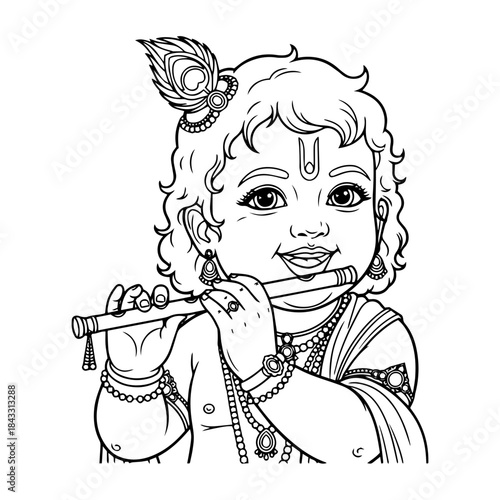 baby lord krishna
