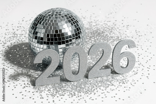 Sparkling 2026: A Disco Ball and Glitter Celebrate the New Year