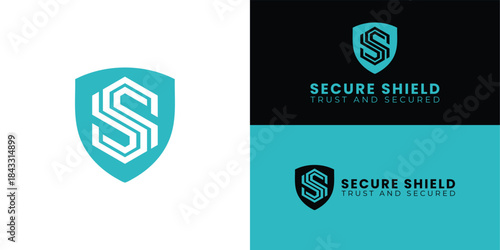 A modern blue shield-shaped S logo. Inside the shield is a stylized geometric letter representing the technology solution's name and purpose: scam shielding and security.