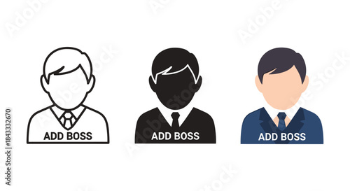 Add boss illustration with different styles