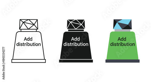 Add distribution options with different color schemes
