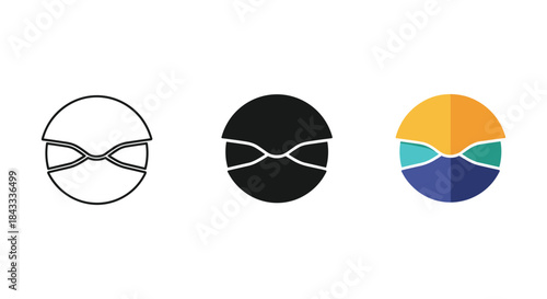 Stylish eye logo designs with modern and minimalist style