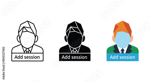 Add session user profile icons in different styles