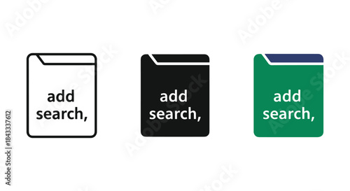 Add search file icons in various colors