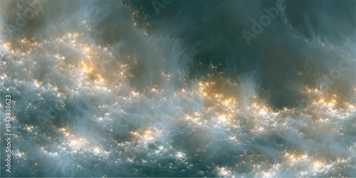Dark storm cloudscape texture with nature's light on abstract raindrops, water, and blue-black backgrounds