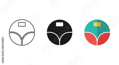 Logo design variations for brand identity