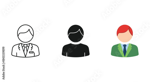 Three different user avatars representing various individuals