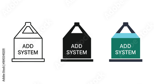 Add system icon set in different colors and styles
