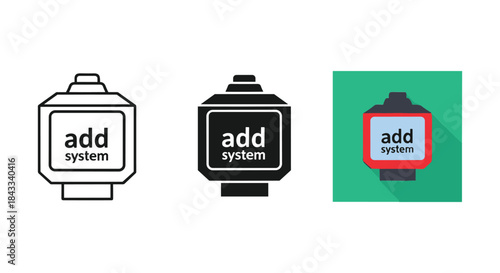 Add system icon variations in different colors and styles