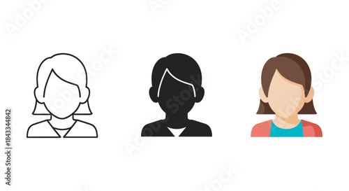 Different user profile illustrations
