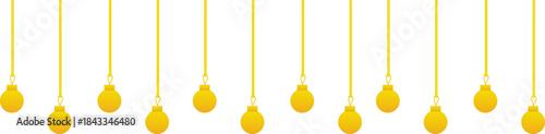Christmas gold ball hanging  