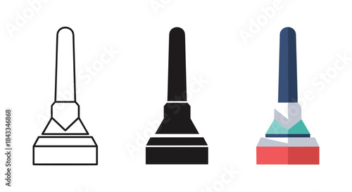 Different types of paint brushes for various artistic techniques
