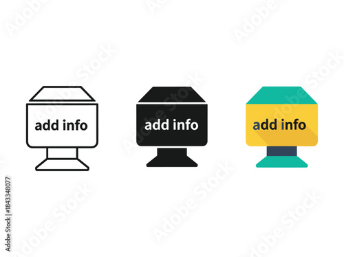 Add information on computer screen