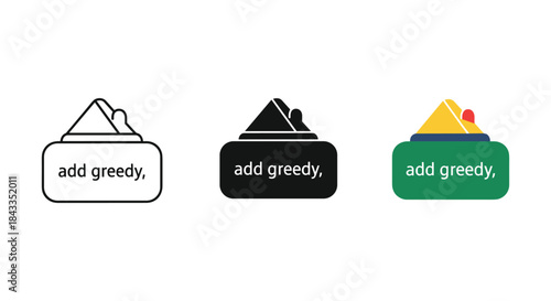 Add greedy tissue box icons in different styles