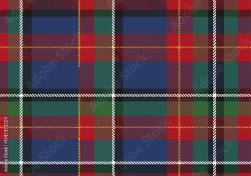 Minimal plaid texture pattern, repetitive tartan vector seamless. Track textile check background fabric in red and orange colors.