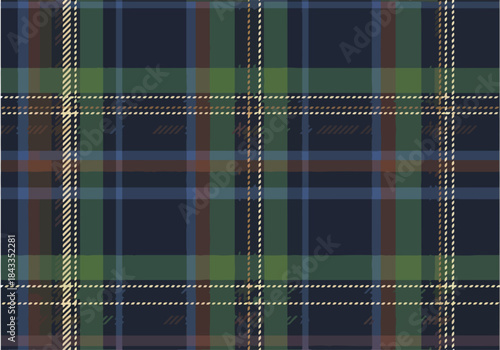 	
Vector checkered pattern or plaid pattern . Tartan, textured seamless twill for flannel shirts, duvet covers, other autumn winter textile mills. Vector Format	
